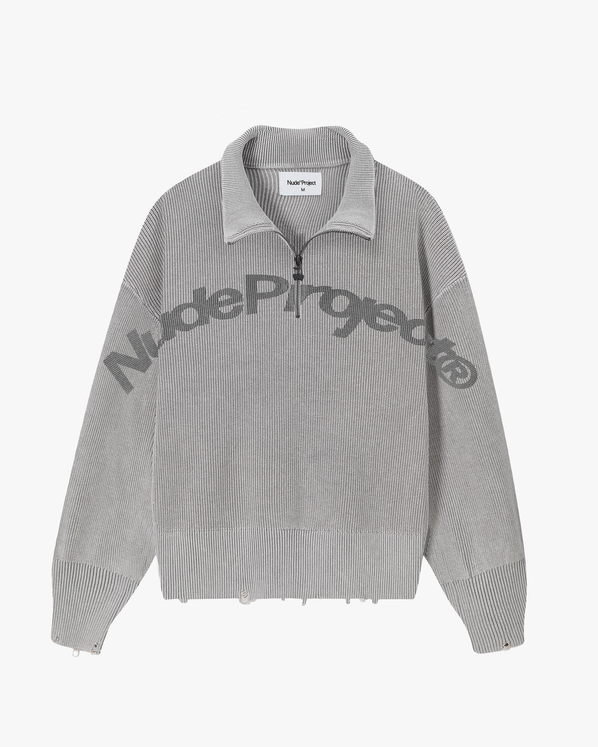 Beast Quarter-Zip Knit Brown